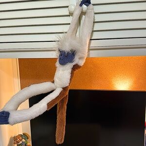 FINAL SALE!! Wild Republic Hanging Monkey Plush Cotton-Top Tamarin 17"